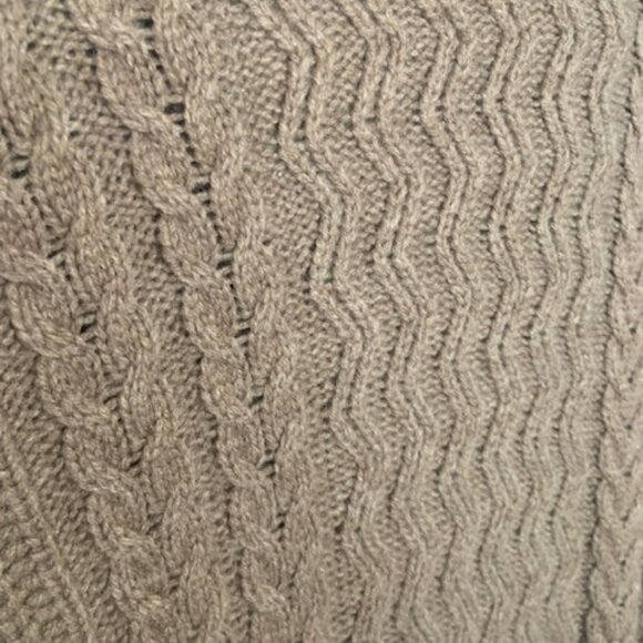 Jillian Jones Luxury 100% Lambswool Boho Lagenlook Duster Brown Cardigan  Size L - Picture 8 of 8